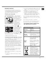 Preview for 17 page of Hotpoint Ariston 7OFK 637J RU/HA Operating Instructions Manual