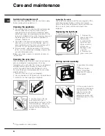 Preview for 26 page of Hotpoint Ariston 7OFK 637J RU/HA Operating Instructions Manual