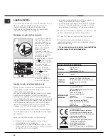 Preview for 56 page of Hotpoint Ariston 7OFK 637J RU/HA Operating Instructions Manual