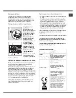 Preview for 69 page of Hotpoint Ariston 7OFK 637J RU/HA Operating Instructions Manual