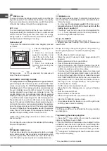 Предварительный просмотр 10 страницы Hotpoint Ariston 7OFK 897EJ X RU/HA Operating Instructions Manual