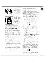 Предварительный просмотр 13 страницы Hotpoint Ariston 7OFK 899EP X RU Operating Instructions Manual