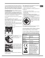 Предварительный просмотр 17 страницы Hotpoint Ariston 7OFK G X RU/HA S Operating Instructions Manual