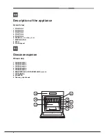 Предварительный просмотр 4 страницы Hotpoint Ariston 7OFTR 850 RU/HA Operating Instructions Manual