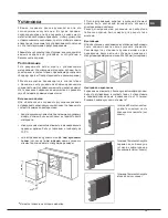 Предварительный просмотр 13 страницы Hotpoint Ariston 7OFTR 850 RU/HA Operating Instructions Manual