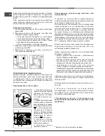 Предварительный просмотр 14 страницы Hotpoint Ariston 7OFTR 850 RU/HA Operating Instructions Manual