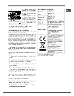 Preview for 7 page of Hotpoint Ariston 7OOK 998ED X RU/HA Operating Instructions Manual