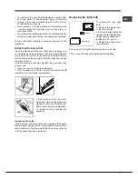 Preview for 17 page of Hotpoint Ariston 7OOK 998ED X RU/HA Operating Instructions Manual