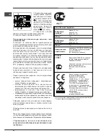 Preview for 20 page of Hotpoint Ariston 7OOK 998ED X RU/HA Operating Instructions Manual