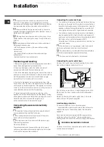 Preview for 2 page of Hotpoint Ariston 8H14 Operating Instructions Manual