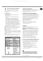 Preview for 27 page of Hotpoint Ariston 8H14 Operating Instructions Manual