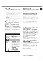 Preview for 63 page of Hotpoint Ariston 8H14 Operating Instructions Manual