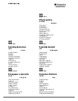 Предварительный просмотр 1 страницы Hotpoint Ariston 9YFKT 636J X /HA Operating Instructions Manual