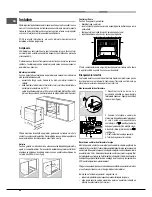 Предварительный просмотр 40 страницы Hotpoint Ariston 9YFKT 636J X /HA Operating Instructions Manual