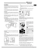 Предварительный просмотр 11 страницы Hotpoint Ariston 9YFTR 85.1 (AV) /HA Operating Instructions Manual