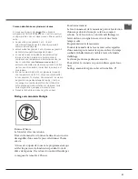 Предварительный просмотр 21 страницы Hotpoint Ariston A6V530/EX Operating Instructions Manual