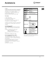 Предварительный просмотр 37 страницы Hotpoint Ariston A6V530/EX Operating Instructions Manual