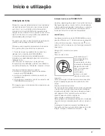 Предварительный просмотр 41 страницы Hotpoint Ariston A6V530/EX Operating Instructions Manual