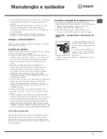 Предварительный просмотр 47 страницы Hotpoint Ariston A6V530/EX Operating Instructions Manual