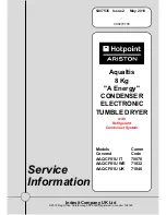 Preview for 1 page of Hotpoint Ariston AAQCF81U IT Service Information