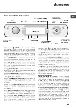 Предварительный просмотр 21 страницы Hotpoint Ariston AQ113D 497 X Instructions For Installation And Use Manual