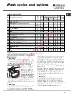 Preview for 7 page of Hotpoint Ariston AQ7L 49 U Instructions For Installation And Use Manual