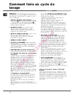 Preview for 18 page of Hotpoint Ariston AQ7L 49 U Instructions For Installation And Use Manual