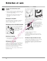 Preview for 22 page of Hotpoint Ariston AQ7L 49 U Instructions For Installation And Use Manual