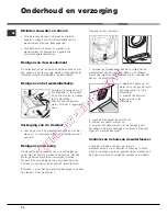 Preview for 34 page of Hotpoint Ariston AQ7L 49 U Instructions For Installation And Use Manual