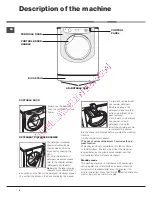 Preview for 4 page of Hotpoint Ariston AQ8L 292 U Instructions For Installation And Use Manual