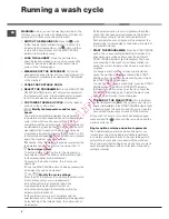 Preview for 6 page of Hotpoint Ariston AQ8L 292 U Instructions For Installation And Use Manual