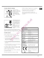 Preview for 15 page of Hotpoint Ariston AQ8L 292 U Instructions For Installation And Use Manual