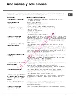 Preview for 23 page of Hotpoint Ariston AQ8L 292 U Instructions For Installation And Use Manual