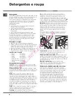 Preview for 32 page of Hotpoint Ariston AQ8L 292 U Instructions For Installation And Use Manual