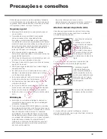 Preview for 33 page of Hotpoint Ariston AQ8L 292 U Instructions For Installation And Use Manual