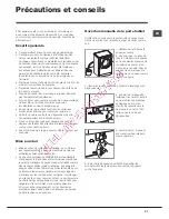 Preview for 57 page of Hotpoint Ariston AQ8L 292 U Instructions For Installation And Use Manual