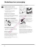 Preview for 70 page of Hotpoint Ariston AQ8L 292 U Instructions For Installation And Use Manual