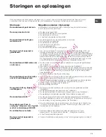 Preview for 71 page of Hotpoint Ariston AQ8L 292 U Instructions For Installation And Use Manual