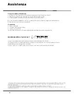 Preview for 47 page of Hotpoint Ariston AQLF9D 69 U Instructions For Installation And Use Manual