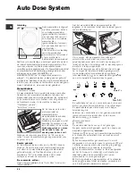 Preview for 54 page of Hotpoint Ariston AQLF9D 69 U Instructions For Installation And Use Manual