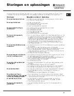 Preview for 61 page of Hotpoint Ariston AQLF9D 69 U Instructions For Installation And Use Manual