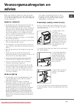 Preview for 59 page of Hotpoint Ariston AQLF9D 692 U Instructions For Installation And Use Manual