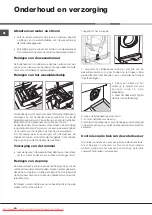 Preview for 60 page of Hotpoint Ariston AQLF9D 692 U Instructions For Installation And Use Manual