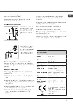 Preview for 3 page of Hotpoint Ariston AQUALTIS AQ102F 49 H Instructions For Installation And Use Manual