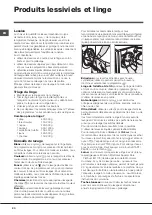 Preview for 20 page of Hotpoint Ariston AQUALTIS AQ102F 49 H Instructions For Installation And Use Manual