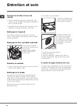 Preview for 22 page of Hotpoint Ariston AQUALTIS AQ102F 49 H Instructions For Installation And Use Manual