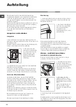 Preview for 26 page of Hotpoint Ariston AQUALTIS AQ102F 49 H Instructions For Installation And Use Manual