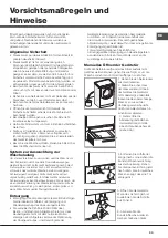 Preview for 33 page of Hotpoint Ariston AQUALTIS AQ102F 49 H Instructions For Installation And Use Manual