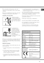 Preview for 39 page of Hotpoint Ariston AQUALTIS AQ102F 49 H Instructions For Installation And Use Manual