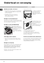 Preview for 46 page of Hotpoint Ariston AQUALTIS AQ102F 49 H Instructions For Installation And Use Manual